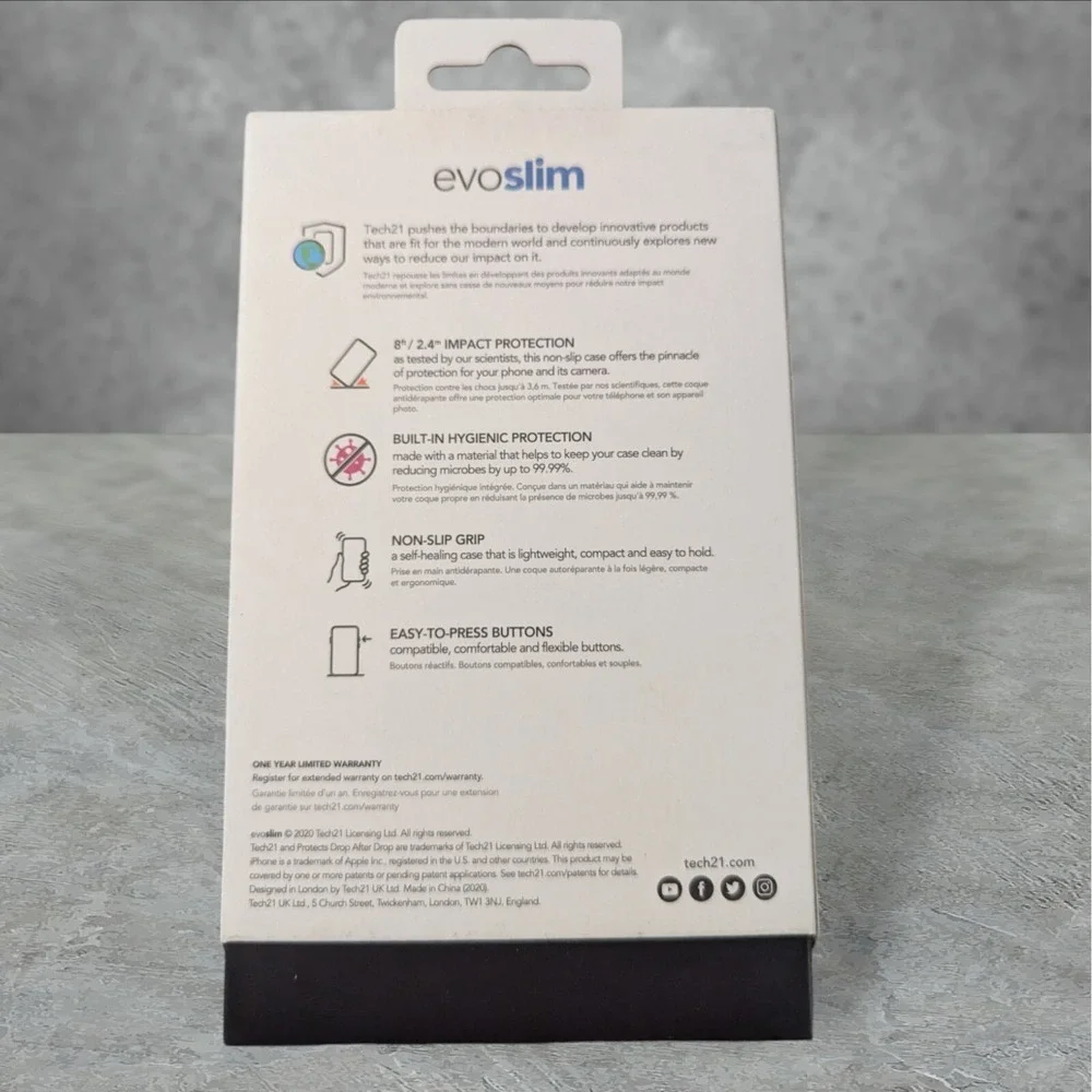 Y9. Tech21 Evo Check Case Apple iPhone 2020 6.7 (12 Pro Max) Blue See Descriptio